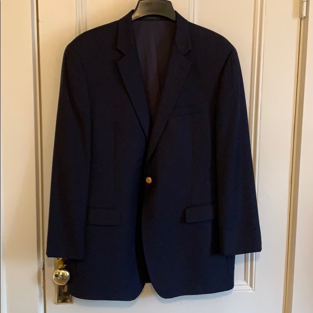 Lauren Ralph Lauren traditional navy blazer